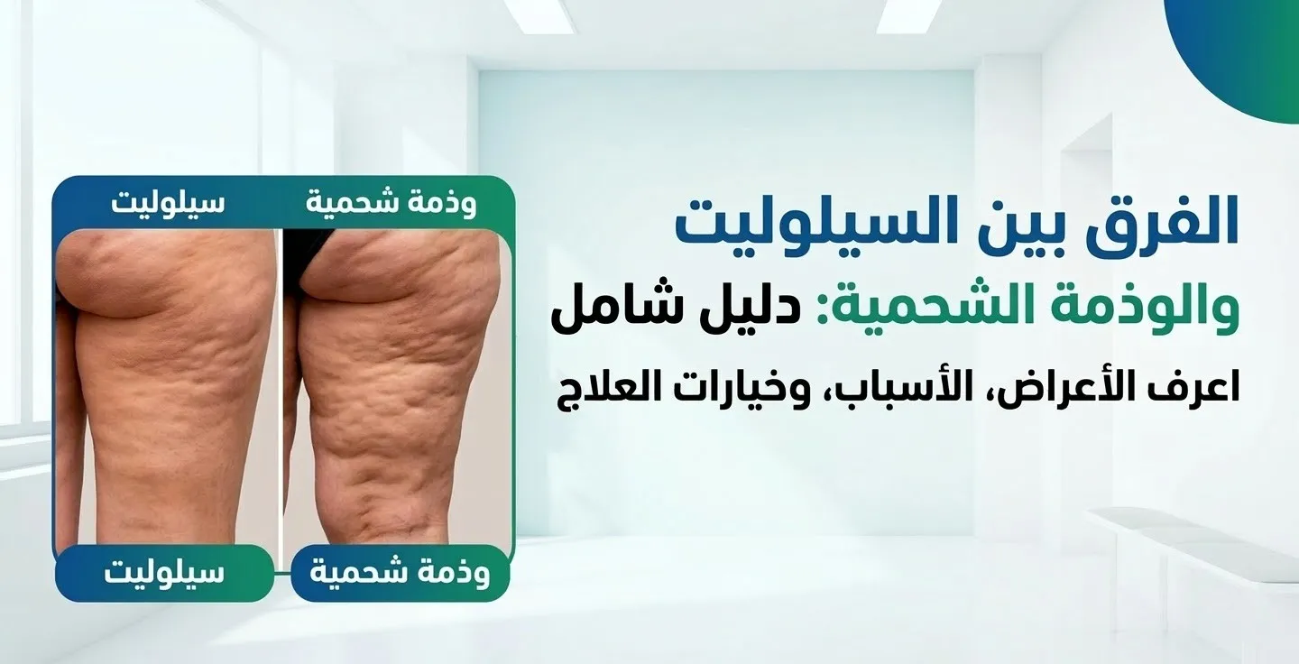 الفرق بين السيلوليت والوذمة الشحمية