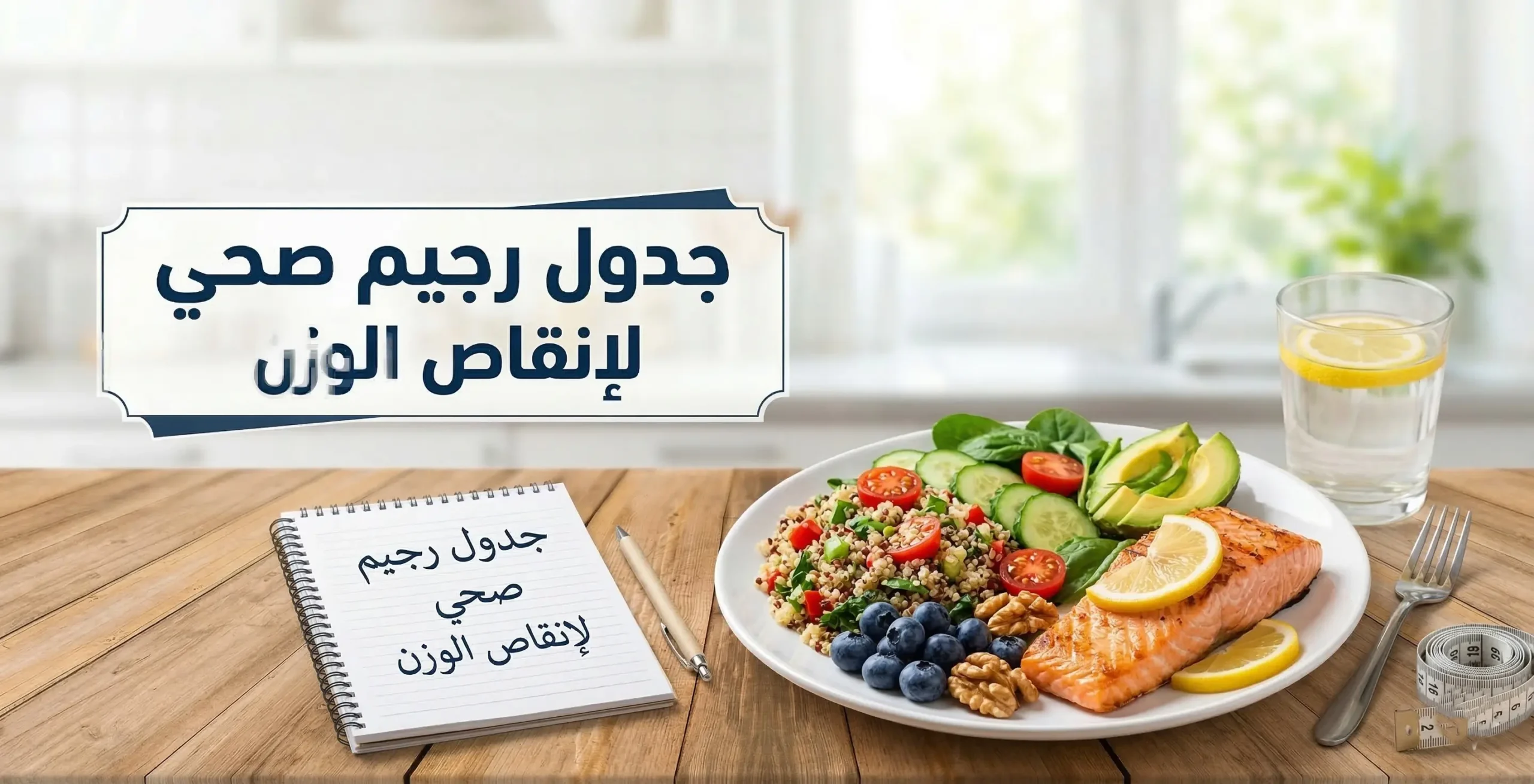 جدول رجيم صحي لإنقاص الوزن