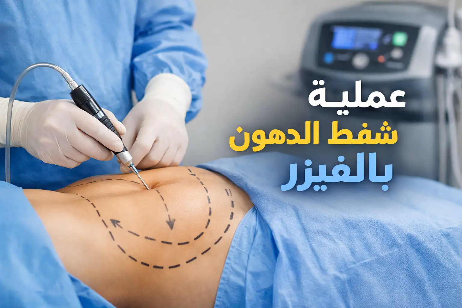 سعر عملية شفط الدهون بالفيزر في مصر