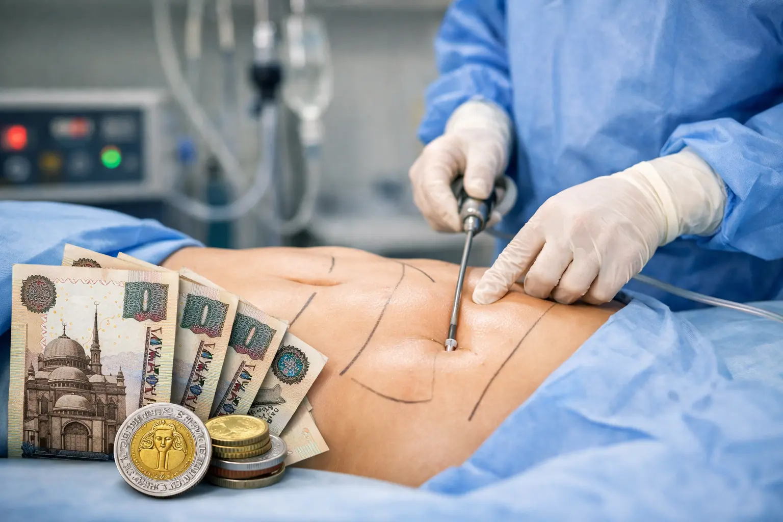 سعر عملية شفط الدهون في مصر