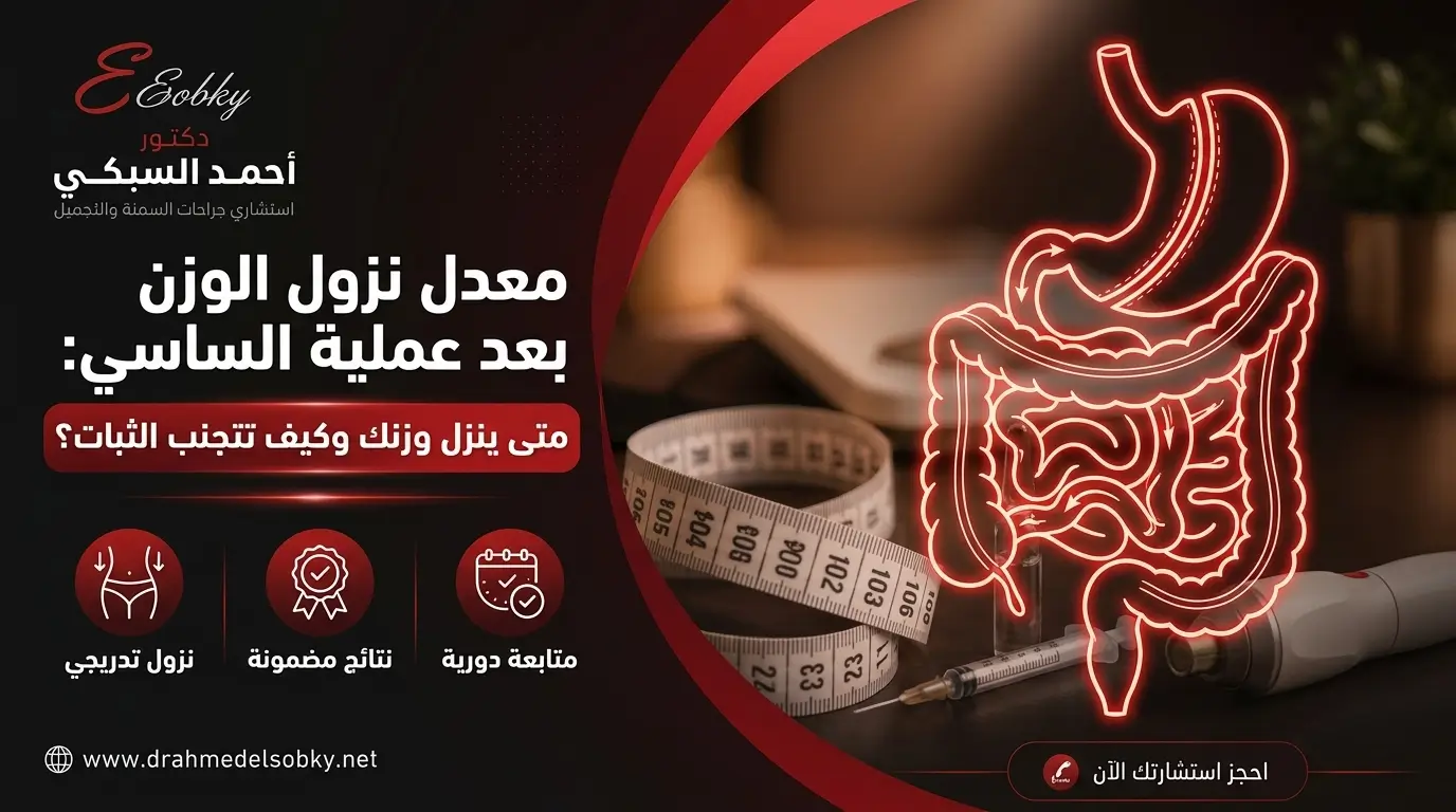 معدل نزول الوزن بعد عملية الساسي متى ينزل وزنك وكيف تتجنب الثبات؟