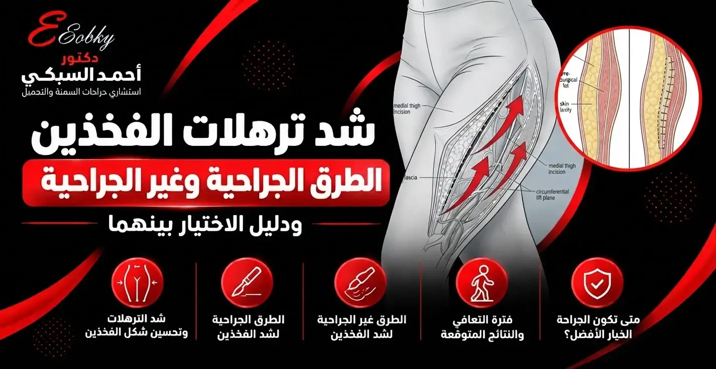 شد ترهلات الفخذين الطرق الجراحية وغير الجراحية